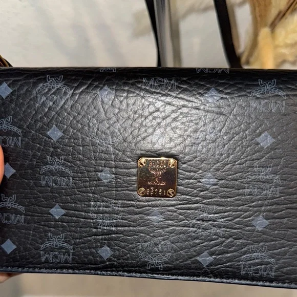 MCM Black Crossbody Mini Bag